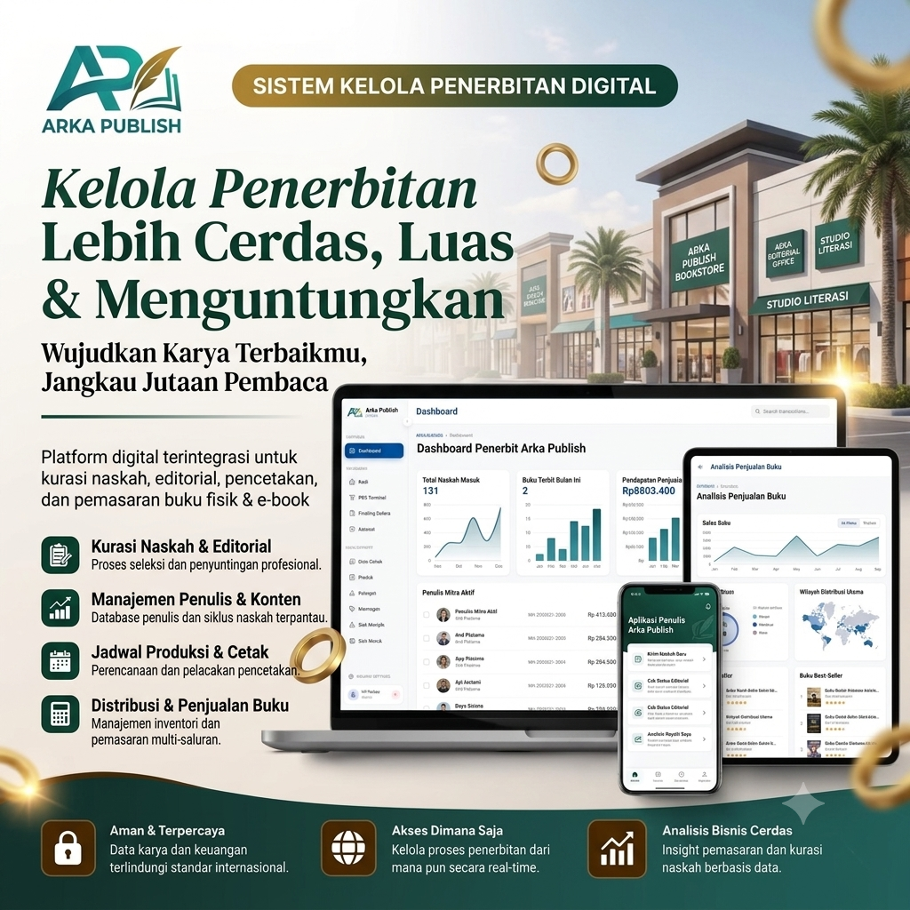 Arka Publish: Sistem Kelola Penerbitan Digital Terintegrasi Modern